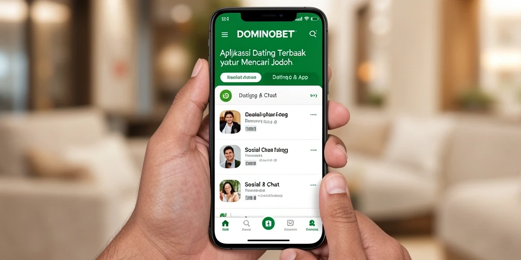 Tampilan antarmuka DOMINOBET yang menarik dan intuitif.