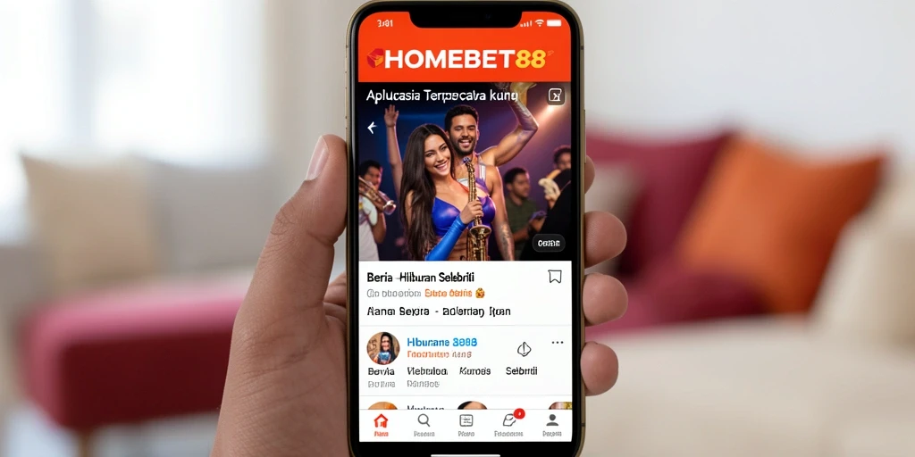 Tampilan antarmuka aplikasi HOMEBET88 yang menarik dan informatif.