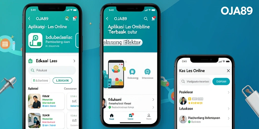 Antarmuka pengguna OJA89 yang menarik dan mudah digunakan.