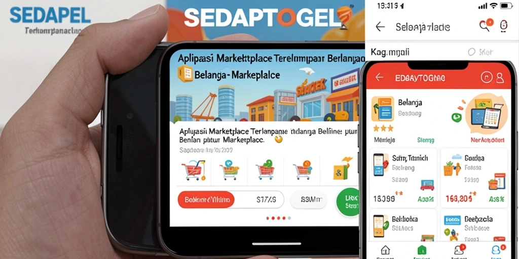 Tampilan antarmuka aplikasi SEDAPTOGEL untuk pengalaman belanja yang optimal.